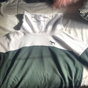 Pink Swoop neck Sweatshirt